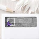 Search for purple butterfly return address labels Modern