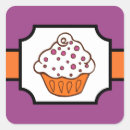 Search for vintage cupcake stickers Retro