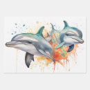 Search for ocean life wrapping paper Watercolor