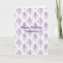 Search for lavender flowers birthday cards White