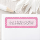 Search for polka dot wedding return address labels Modern