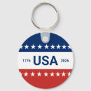 Search for 4 july key rings Red white and blue