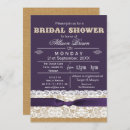 Search for burlap lace bridal shower invitations Boho