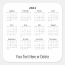 Search for calendars stickers Black and white