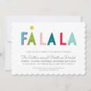 Search for fa la la la la invitations Fun