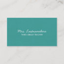 Search for teacher business cards Teaching