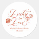 Search for playing card stickers Lucky in love