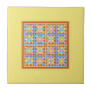Search for yellow geometric pattern tiles Moroccan