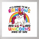 Search for rainbow unicorn posters Animal