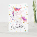 Search for rainbow unicorn birthday cards Cute