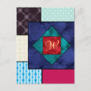 Search for quilt postcards Blue