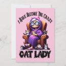Search for cat lady invitations Woman