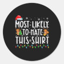 Search for hate christmas stickers Humour
