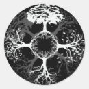 Search for tree roots stickers Leaves