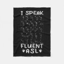 Search for sign language blankets Speech pathologist