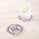 Search for white pride coasters Red white and blue