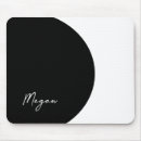 Search for yin yang mousepads Black and white