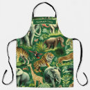 Search for giraffe patterns long aprons Lion