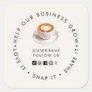 Search for coffee shop stickers Cappuccino