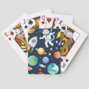 Search for space rocket playing cards Planets