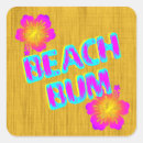 Search for beach bum stickers Funny