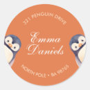 Search for orange address stickers Baby shower