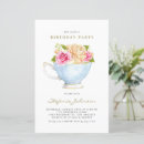 Search for teacup birthday invitations Tea party