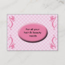 Search for hair salon appointment cards Feminine