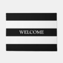Search for black and white stripes doormats Modern
