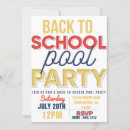 Search for back to school pool party invitations Bbq