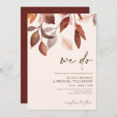 Search for fall leaves wedding invitations Watercolor
