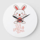 Search for easter egg clocks Bunny