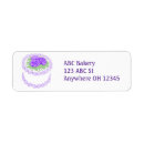 Search for frosted return address labels Icing