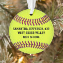 Search for girl softball player christmas tree decorations Team
