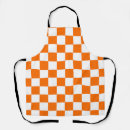 Search for orange and white aprons Geometric