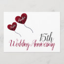 Search for 15th wedding anniversary invitations Crystal