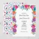 Search for mexican fiesta wedding invitations Floral