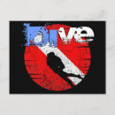 Search for divers postcards Scuba