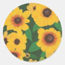 Search for painted sunflower stickers Yellow