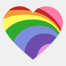 Search for retro heart stickers Rainbow