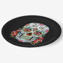 Search for sugar skull plates Cross
