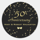Search for golden anniversary stickers Fiftieth