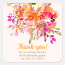 Search for romantic floral thank you stickers Chic