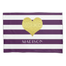Search for heart pattern pillowcases Stripes
