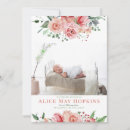 Search for watercolor birth announcement cards Rose