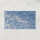 Search for blue sky and clouds business cards Aircraft
