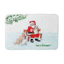 Search for santa claus bath mats Xmas