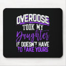 Search for 1 colour mousepads Overdose awareness colour
