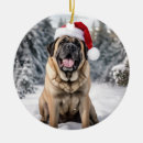 Search for mastiff christmas tree decorations Puppy