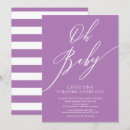 Search for lavender baby girl shower invitations Modern